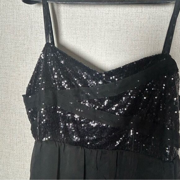 Black Babydoll Lingerie Chemise Sparkle Sheer Sexy Nighty American Rag 3X - Picture 3 of 5